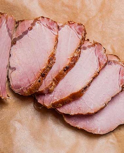 Maple-Glazed Smoked Ham