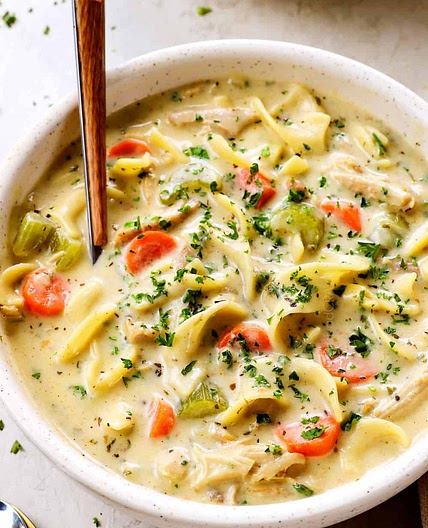 Creamy Chicken Noodle Soup