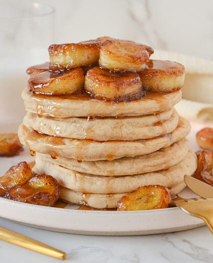 Caramelized Banana Pancakes Recipe
