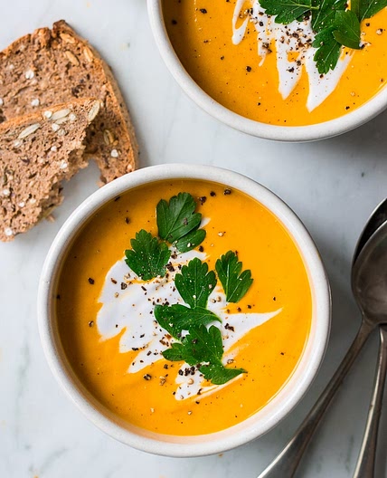 Coconut and Ginger Pumpkin Soup