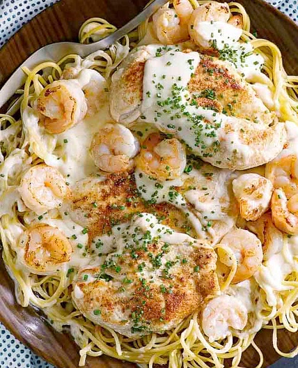 Outback Steakhouse Queensland Chicken and Shrimp