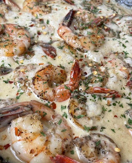 Creamy Garlic Parmesan Shrimp