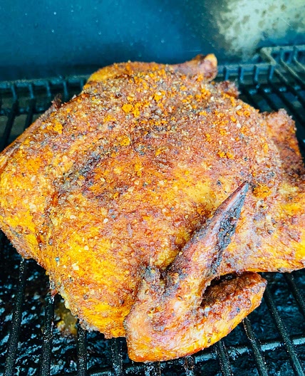 Smoked Garlic Sriracha Chicken