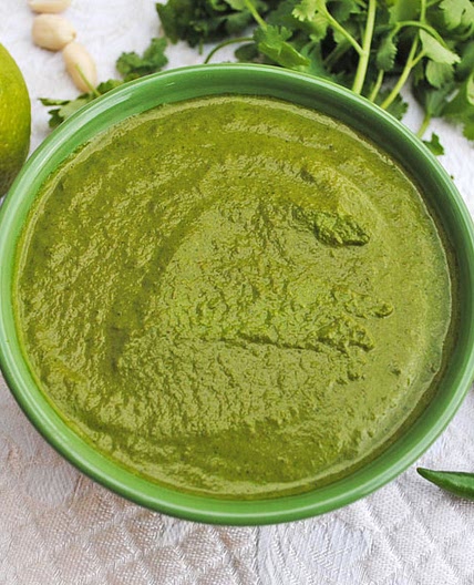 Peanut Coriander (Cilantro) Chutney