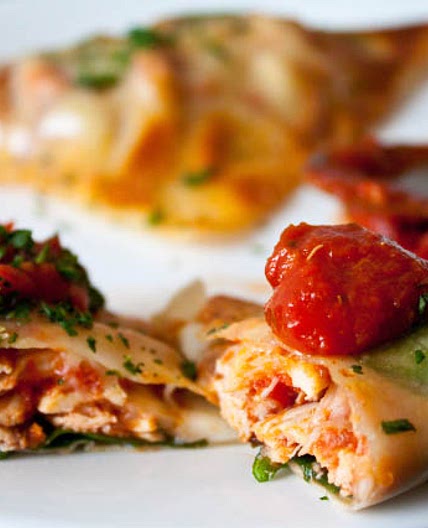 Chicken Parmesan Wraps