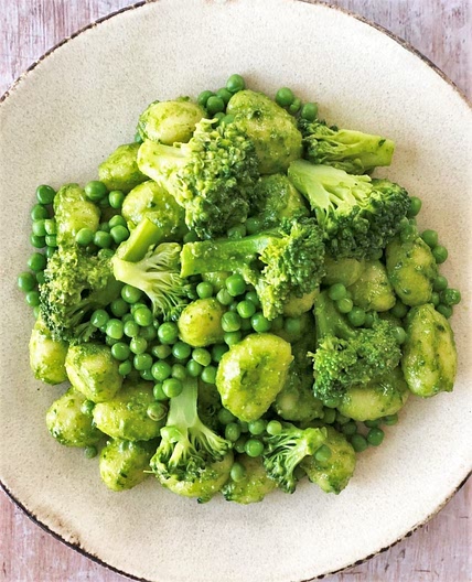 Pesto Gnocchi with Vegetables