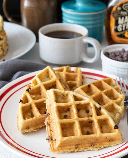 Chocolate Chip Waffles