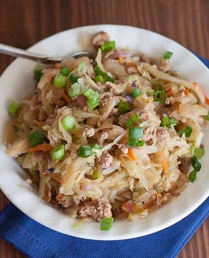 Healthy Instant Pot Egg Roll Bowl Recipe