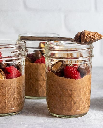 Chocolate Chia Budino