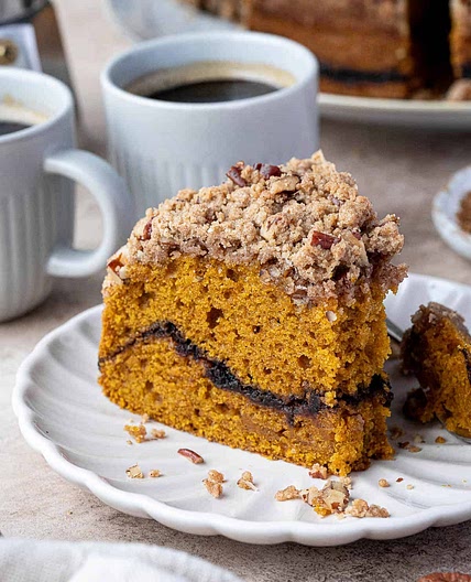 Vegan Pumpkin Coffee Cake