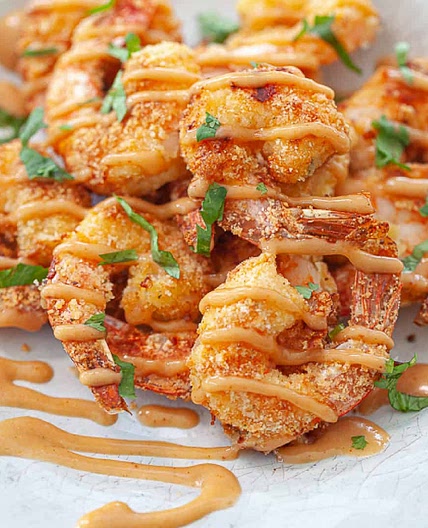 Keto Bang Bang Shrimp