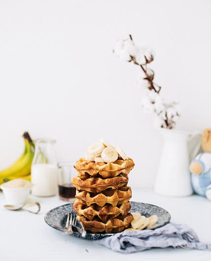 gaufres aux céréales de bébé