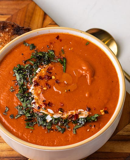 Creamy Miso Butter Tomato Soup