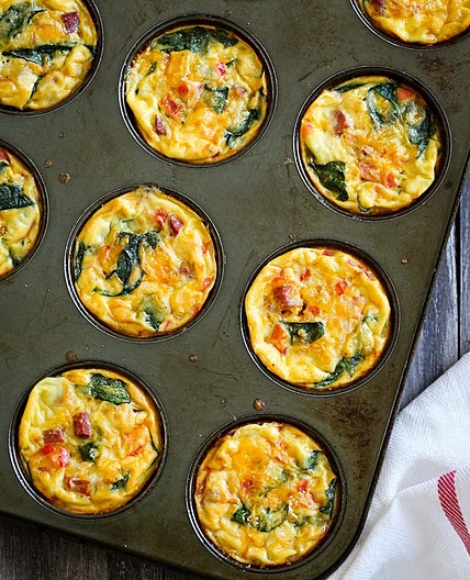 Petite Crust-less Quiche