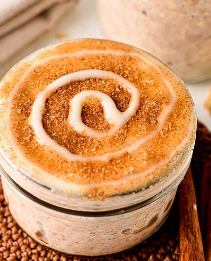 Cinnamon Roll Overnight Oat