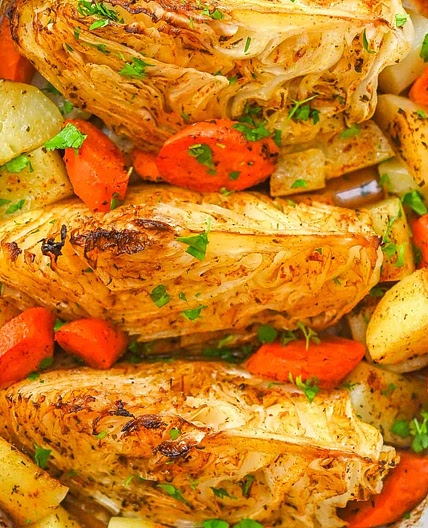 Cabbage with Potatoes and Carrots