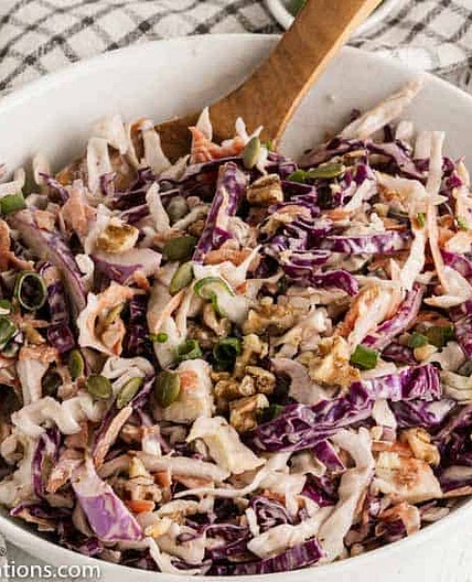Loaded Keto Crunchy Coleslaw Recipe