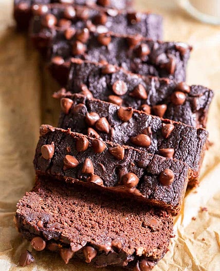 Double Chocolate Chip Pumpkin Bread {Paleo, Nut Free}