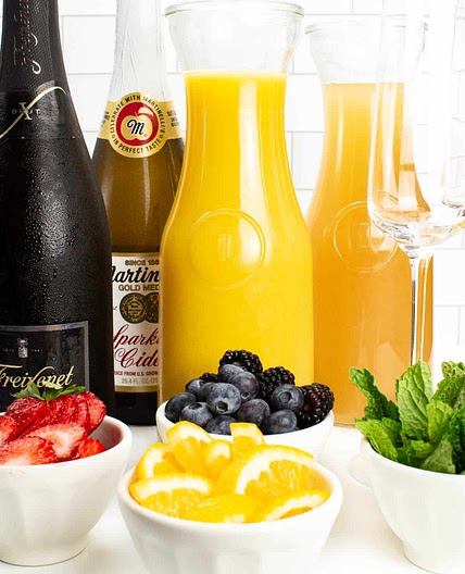 Easy Mimosa Bar