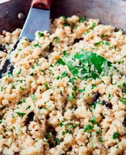 Spiced cauliflower pilau