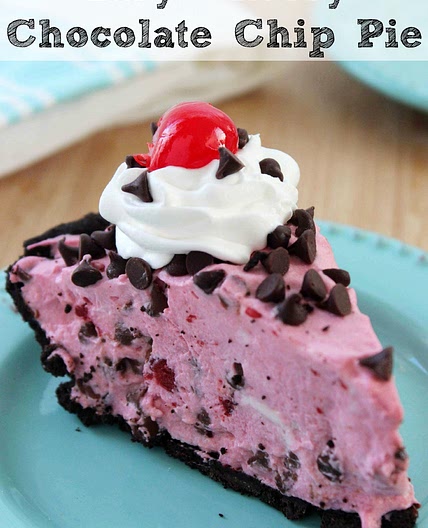 No-Bake Easy Cherry Chocolate Chip Pie | Moms Need To Know ™