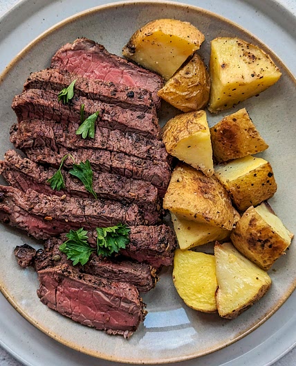 Grilled Bison Steaks
