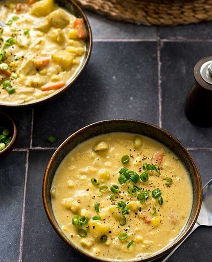 Vegan Potato Corn Chowder