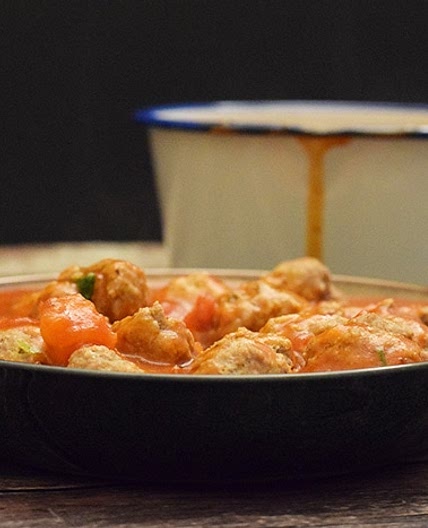 Low FODMAP meatballs in tomato sauce