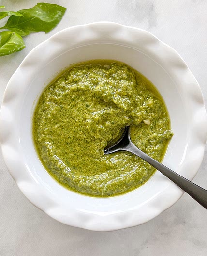 5-Minute Dairy Free Pesto Recipe