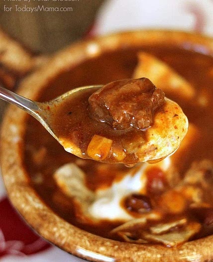 Beef Enchilada Slow Cooker Soup