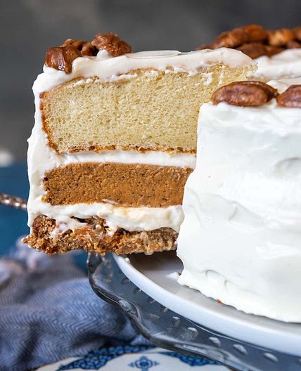 Piecaken Pumpkin Pie Layer Cake (Ultimate Dessert!)