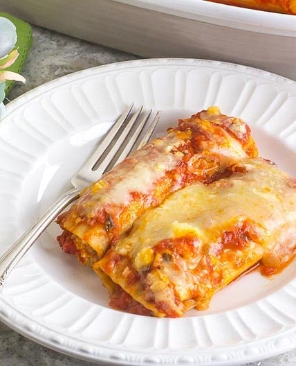 Low FODMAP Manicotti with Kale