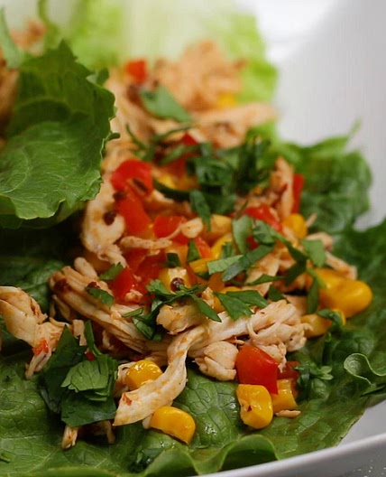 Chipotle Chicken Lettuce Cups Recipe by Tasty