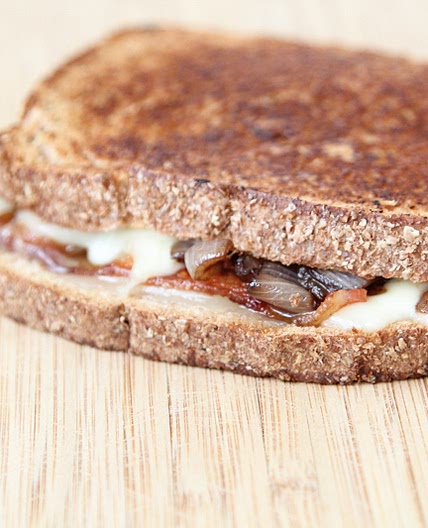 Bacon & Caramelized Onion Grilled Cheese
