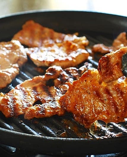 Maekjeok (Doenjang Marinated Pork)