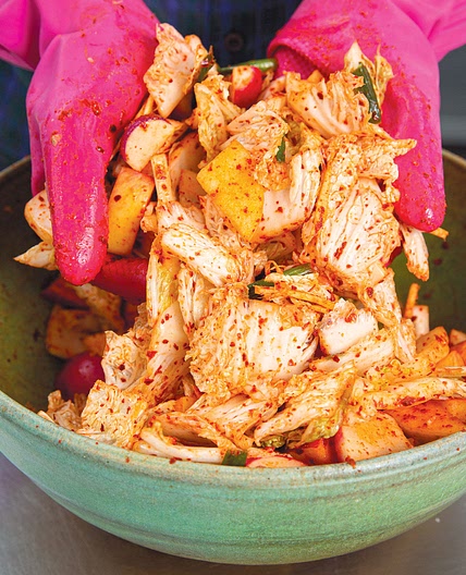 Apple Radish Napa Kimchi