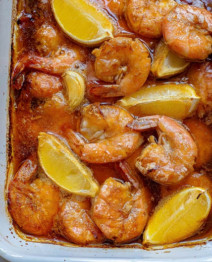 Browned Butter Honey Garlic Shrimp