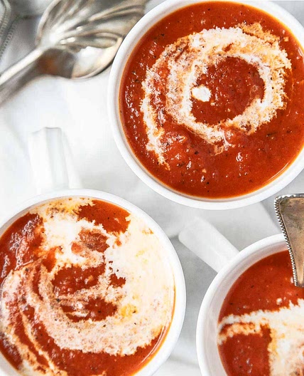 Roasted Tomato Soup Mugs Recipe