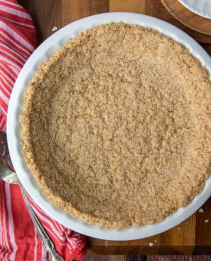 Extra Easy Oatmeal Pie Crust (Gluten Free)