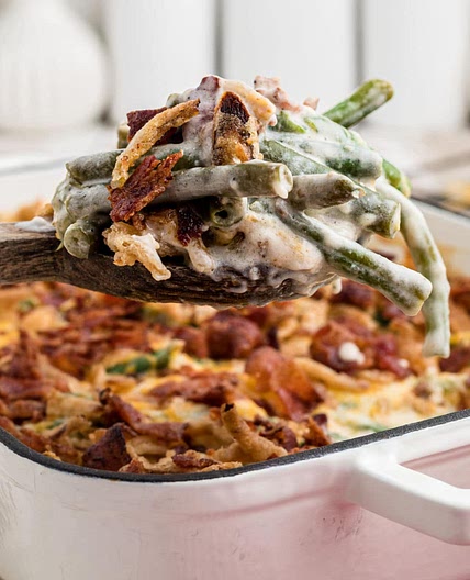 Loaded Green Bean Casserole