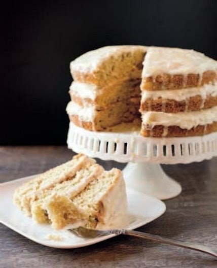 Lemon Zucchini Cake with Goat Cheese Frosting
