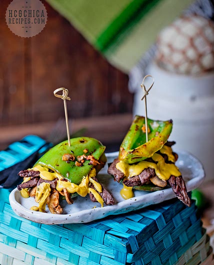 hCG Cheese Steak Sandwich Stacks | 240 calorie hCG Recipe for the 500-calorie Diet | AP