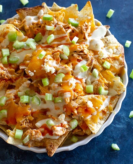 Buffalo Chicken Nachos