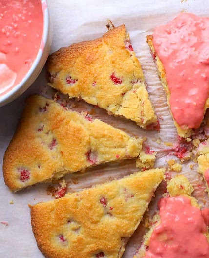 Low Carb Raspberry Scones