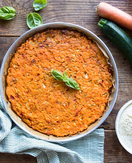 Sardinian Pizza with vegetables