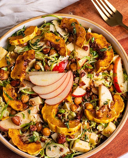 Harvest Shaved Brussels Sprouts Salad
