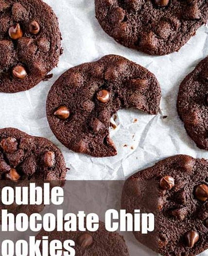 Double Chocolate Chip Cookies Recipe