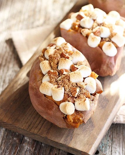 Twice Baked Sweet Potatoes