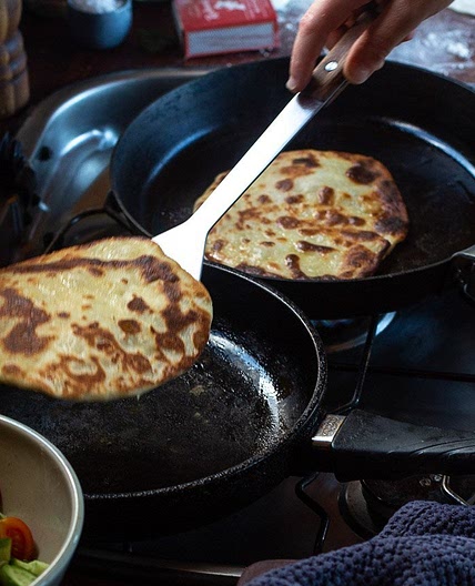 Yoghurt Flat Bread with dukkah