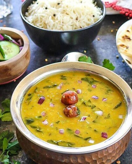Instant Pot Spinach Dal
